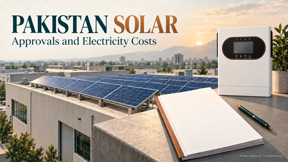 APsolway product in a concept rooftop solar setting