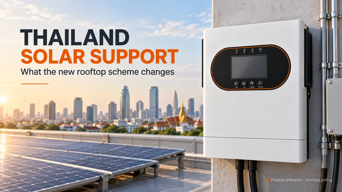 APsolway product in a concept rooftop solar setting